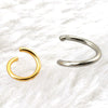316L Stainless Steel Open Ring Accessories Electroplated Bracelet Necklace Accessories