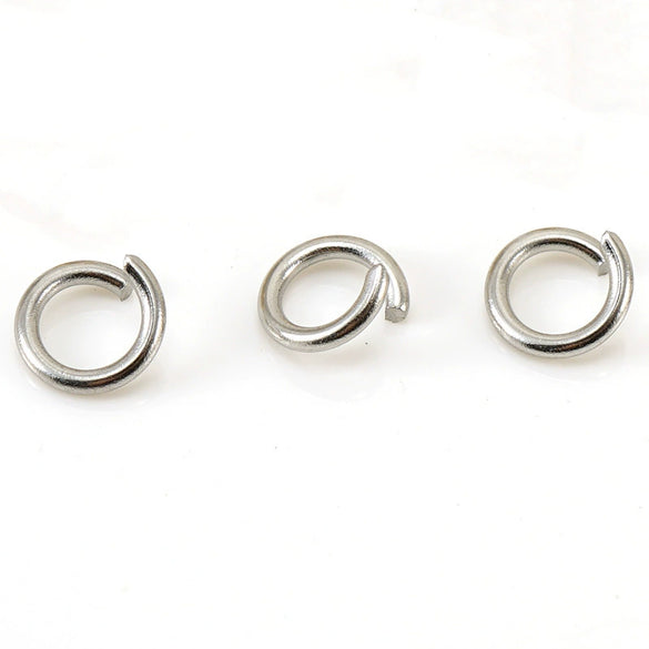 316L Stainless Steel Open Ring Accessories Electroplated Bracelet Necklace Accessories