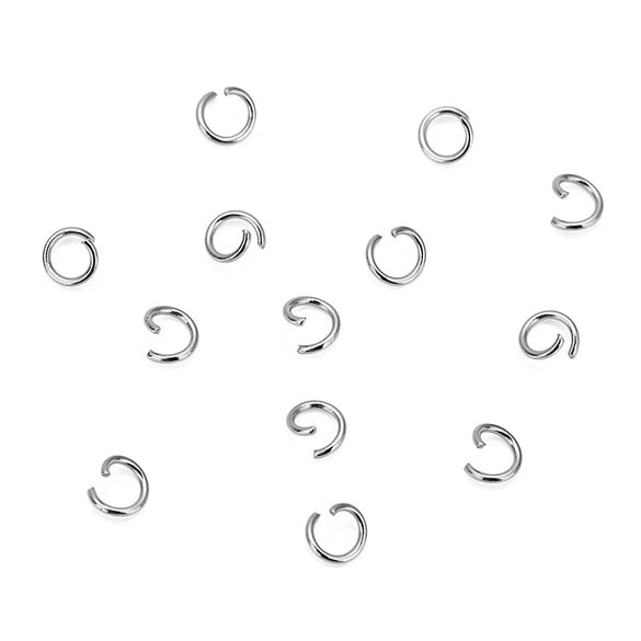 Stainless Steel Open Ring Handmade Jewelry Accessories With Glow And Geometric Simple Style