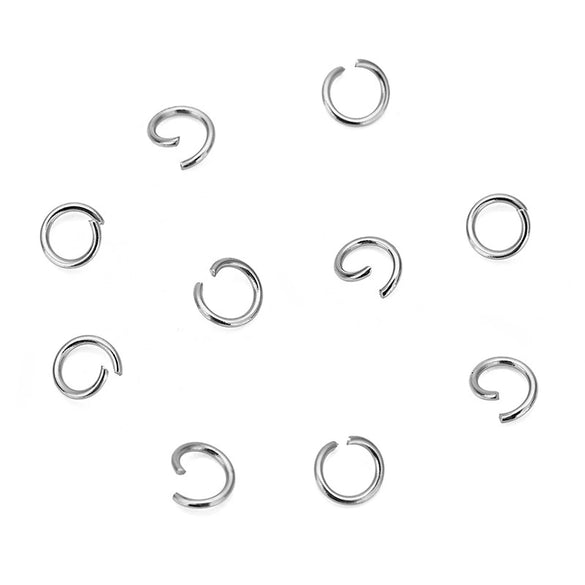 Stainless Steel Open Ring Handmade Jewelry Accessories With Glow And Geometric Simple Style