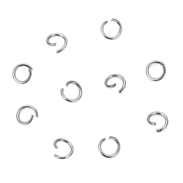 Stainless Steel Open Ring Handmade Jewelry Accessories With Glow And Geometric Simple Style