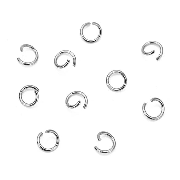 Stainless Steel Open Ring Handmade Jewelry Accessories With Glow And Geometric Simple Style