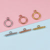 Stainless Steel Ot Buckle Jewelry Accessories Diy Handmade Materials For Necklace And Bracelet With Electroplating