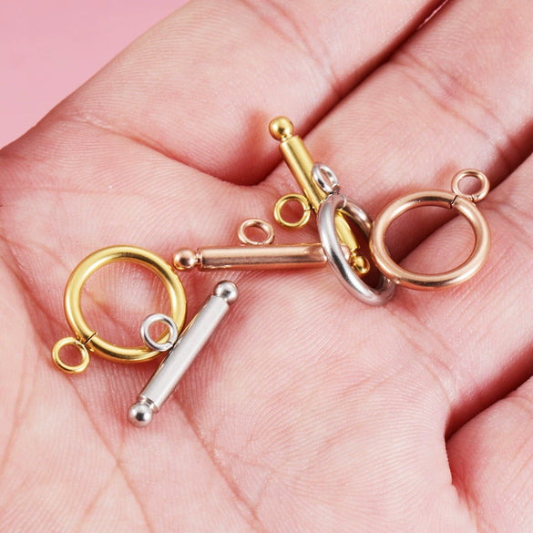 Stainless Steel Ot Buckle Jewelry Accessories Diy Handmade Materials For Necklace And Bracelet With Electroplating