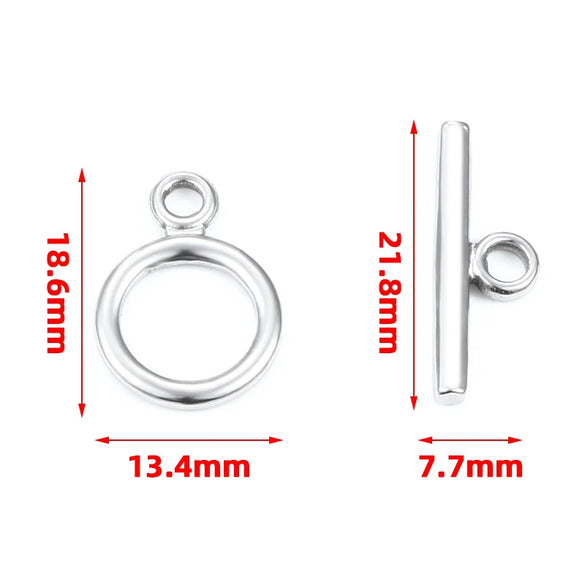 Stainless Steel Ot Buckle Jewelry Accessories For Necklace Bracelet Clothing Chain With Electrolysis Treatment