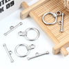 Stainless Steel Ot Ring Bar Jewelry Connecting Buckle Electroplated For Men And Women