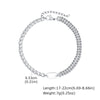 Stainless Steel Oval Chain Bracelet Electroplated Fashion For Women