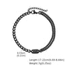 Stainless Steel Oval Chain Bracelet Electroplated Fashion For Women