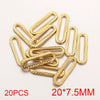 Stainless Steel Oval Rectangular Border Fish Pattern Electroplated Diy Jewelry Handmade Earrings Connector Supplies Accessories