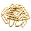 Stainless Steel Oval Rectangular Border Fish Pattern Electroplated Diy Jewelry Handmade Earrings Connector Supplies Accessories
