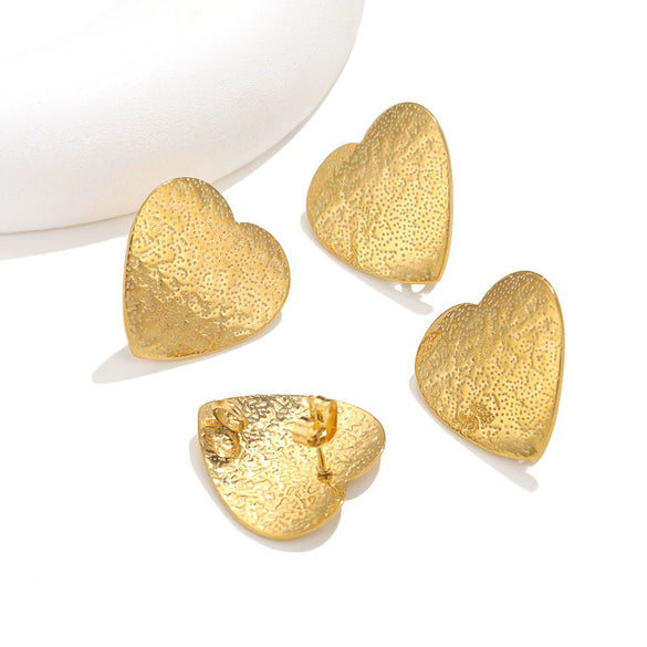 Stainless Steel Oval Star Fish Pattern Gold Plated Electroplated Earrings Making Supplies Jewelry