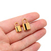 Stainless Steel Padlock Threedimensional Punk Pendant Jewelry For Diy Bracelet And Necklace