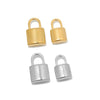 Stainless Steel Padlock Threedimensional Punk Pendant Jewelry For Diy Bracelet And Necklace