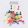 Stainless Steel Painted Geometric Circular Nose Rings Eyebrow Nails Cshaped Ear Bone Nails Lip Nail Piercing Jewelry