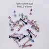 Stainless Steel Painted Geometric Circular Nose Rings Eyebrow Nails Cshaped Ear Bone Nails Lip Nail Piercing Jewelry