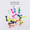Stainless Steel Painted Geometric Circular Nose Rings Eyebrow Nails Cshaped Ear Bone Nails Lip Nail Piercing Jewelry