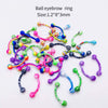 Stainless Steel Painted Geometric Circular Nose Rings Eyebrow Nails Cshaped Ear Bone Nails Lip Nail Piercing Jewelry