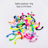 Stainless Steel Painted Geometric Circular Nose Rings Eyebrow Nails Cshaped Ear Bone Nails Lip Nail Piercing Jewelry