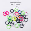 Stainless Steel Painted Geometric Circular Nose Rings Eyebrow Nails Cshaped Ear Bone Nails Lip Nail Piercing Jewelry