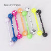 Stainless Steel Painted Geometric Circular Nose Rings Eyebrow Nails Cshaped Ear Bone Nails Lip Nail Piercing Jewelry