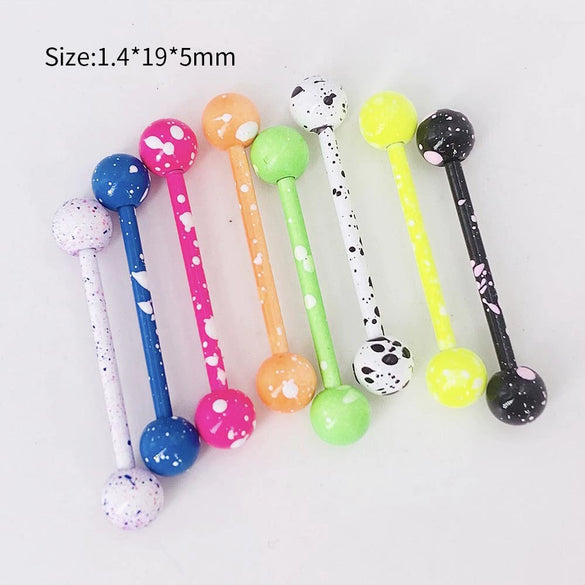 Stainless Steel Painted Geometric Circular Nose Rings Eyebrow Nails Cshaped Ear Bone Nails Lip Nail Piercing Jewelry