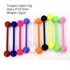 Stainless Steel Painted Geometric Circular Nose Rings Eyebrow Nails Cshaped Ear Bone Nails Lip Nail Piercing Jewelry