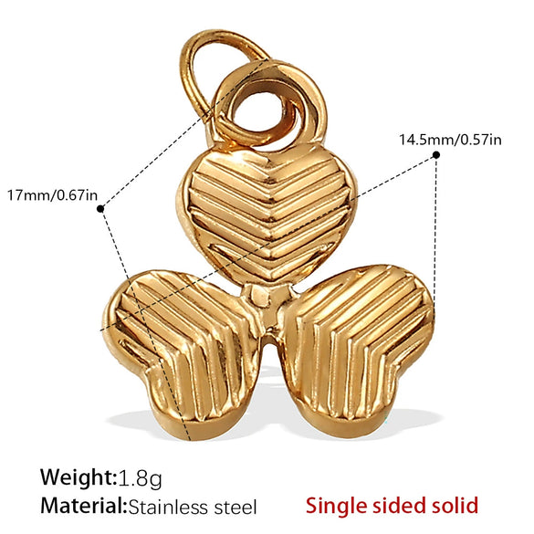 316L Stainless Steel Palm Sixpointed Star Shape Pendant Jewelry For Women Plated With Gold