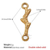 316L Stainless Steel Palm Sixpointed Star Shape Pendant Jewelry For Women Plated With Gold