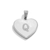 Stainless Steel Peach Heart And English Letter Diy Handmade Electroplated Pendant Necklace Accessories