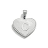Stainless Steel Peach Heart And English Letter Diy Handmade Electroplated Pendant Necklace Accessories