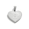Stainless Steel Peach Heart And English Letter Diy Handmade Electroplated Pendant Necklace Accessories