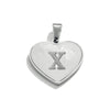 Stainless Steel Peach Heart And English Letter Diy Handmade Electroplated Pendant Necklace Accessories