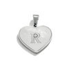 Stainless Steel Peach Heart And English Letter Diy Handmade Electroplated Pendant Necklace Accessories