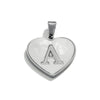 Stainless Steel Peach Heart And English Letter Diy Handmade Electroplated Pendant Necklace Accessories