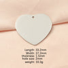 Stainless Steel Peach Heart Loveshaped Pendant Necklace Accessories With Fine Polishing