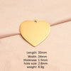 Stainless Steel Peach Heart Loveshaped Pendant Necklace Accessories With Fine Polishing