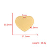 Stainless Steel Peach Heart Loveshaped Pendant Necklace Accessories With Fine Polishing