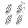Stainless Steel Peanut And Drop Shape Bracelet Buckle Jewelry Accessories Polished And Electroplated