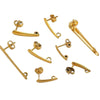 Stainless Steel Pearl Electroplated 18K Irregular Fashion Ol Style Earrings Accessories