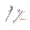 Stainless Steel Pearl Electroplated 18K Irregular Fashion Ol Style Earrings Accessories
