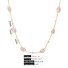 Stainless Steel Pearl Minimalist Totem Electroplating Women's Necklace Bracelet Diy Accessories