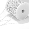 Stainless Steel Pearl Round Bead Handmade Electroplated Chain Bracelet Jewelry Accessories