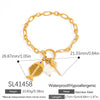 Stainless Steel Pearl Waist Chain With Sunflower Pendant Electroplated 18K Gold Colorpreserving Women's Body Jewelry
