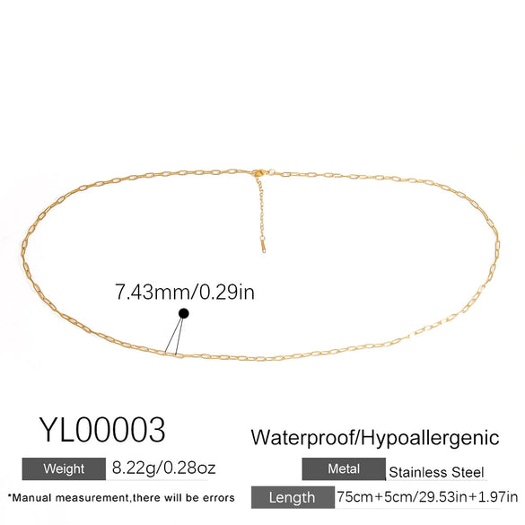 Stainless Steel Pearl Waist Chain With Sunflower Pendant Electroplated 18K Gold Colorpreserving Women's Body Jewelry