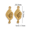Stainless Steel Pendant Accessories With Bow And Crown Pattern Electroplated