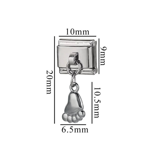 Stainless Steel Pendant Bracelet And Diy Jewelry With Totem Pattern And Electroplating Process In Cute Small Style And Animal Theme