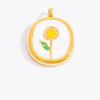 Stainless Steel Pendant Daisy Butterfly Oil Drop Totem Fashion Ol Handmade Jewelry Accessories