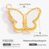 Stainless Steel Pendant Daisy Butterfly Oil Drop Totem Fashion Ol Handmade Jewelry Accessories