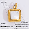 Stainless Steel Pendant Jewelry Accessories With Colorpreserving And Electroplating Style