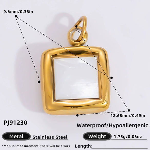 Stainless Steel Pendant Jewelry Accessories With Colorpreserving And Electroplating Style